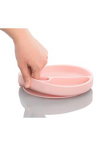 Porsiyon Vakum Tabanlı Silikon Tabak - Pinky Pink ürün fotoğrafı