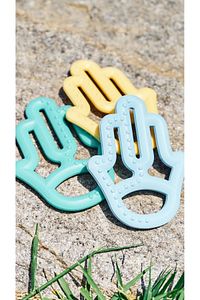 Silikon Diş Kaşıyıcı Annenin Eli - Aqua Green ürün fotoğrafı
