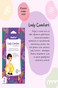 Lady Comfort Regl Ağrılarına Karş Isıtıcı Ped | 2’li Paket ( 2 X 2 ) ürün fotoğrafı