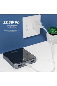 10000 Mah Powerbank 22.5w Pd 4 Portlu Led Göstergeli Taşınabilir Hızlı Şarj Cihazı ürün fotoğrafı