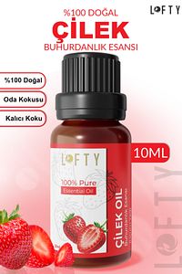 Çilek Uçucu Yağ Buhurdanlık Esansı Oda Kokusu Uçucu Esansiyel Yağ Buhur Yağı 10ml ürün fotoğrafı