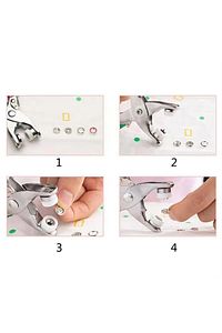 Metal Çıt Çıtlı Düğme Pensesi Ve Düğme Aparatları Gömlek, Elbise Kıyafet Düğme Aparatı ürün fotoğrafı