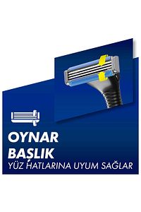Sensor3 Tıraş Makinesi + 6 Yedek Tıraş Bıçağı ürün fotoğrafı
