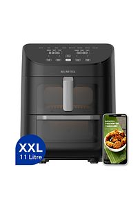 Xxl 11 Litre Çift Hazneli Fastfryer (yağsız Fritöz Airfryer ) Haf-11 ürün fotoğrafı