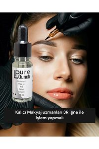 Organik Kalıcı Makyaj Kaş Silme Ve Dövme Silme Solüsyonu 10 ml ürün fotoğrafı