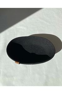 Siyah Küçük Boy - Mini Havlu , Saklama Kutusu, Dekoratif Sepet,banyo Aksesuarı ürün fotoğrafı