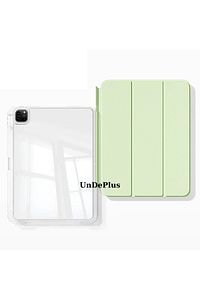 Apple iPad Pro 11 inç M4 2024 Kılıf Kalem Bölmeli Akrilik Şeffaf Ayrılabilir Case A2836 A2837 A3006 ürün fotoğrafı