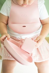 Silikon Beslenme Seti 5'li - Pinky Pink ürün fotoğrafı