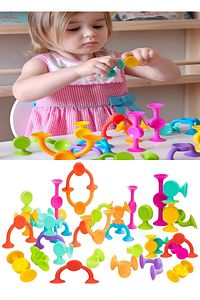 Vakum Molekül 25 Parça Yapı Taşları Fidget Duyusal Popit Eğitici Oyuncak ürün fotoğrafı