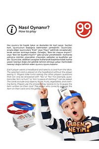 Ben Neyim? Türkçe/ingilizce Aile Çocuk Eğlenceli Kutu Oyunu Who I'am Eğitici Oyuncak ürün fotoğrafı