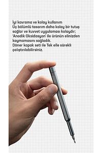 24'lü Hassas Mıknatıslı Tornavida Seti Elektronik Saat Bilgisayar Tamir Tornavidası ürün fotoğrafı