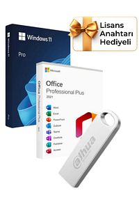 Windows 11 + Office 2021 Pro Plus Kurulum Dosyalı USB Bellek 16GB (Lisans Anahtarı Hediyeli) ürün fotoğrafı
