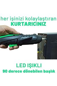 Şarjlı Vidalama Seti Vida Matkapı Şarjlı Tornavida Seti ürün fotoğrafı