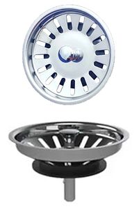 Çöpmak Paslanmaz Çelik Sifon Süzgeci 8 Cm Lavabo Evye Süzgeci Lavabo Gider Süzgeci ürün fotoğrafı