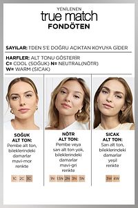 True Match Bakım Yapan Fondöten - 1.5N Nötr Alt Ton ürün fotoğrafı