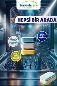Hepsi Bir Arada Ekonomik 40 Yıkama Bulaşık Deterjanı Premium Tablet ürün fotoğrafı