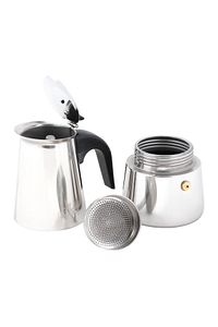 Fe001-6 Espresso Kahve Makinesi Paslanmaz Çelik Indüksiyonlu Moka Pot 300 ml ürün fotoğrafı