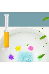 Sarı Tuvalet Temizleme Jeli Klozet Banyo Koku Giderici Damga Seti Desenli Koku Giderici Wc Jeli ürün fotoğrafı