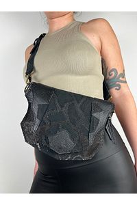 Rolla Unique Hakiki Deri Bel Çantası Kol Çantası Unisex ürün fotoğrafı