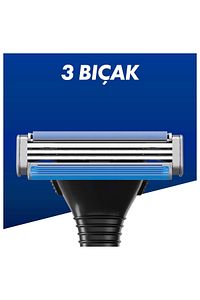 Sensor3 Tıraş Makinesi + 6 Yedek Tıraş Bıçağı ürün fotoğrafı