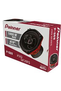 P-s69 1000 Watt Oto Hoparlör Oval 6x9 Araba Hoparlör 2 Adet Oto Oval Hoparlör Telli Kapak ürün fotoğrafı