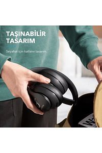 Soundcore Life Q10i Kablosuz Bluetooth 5.0 Kulaklık - 60 Saate Varan Çalma Süresi - Siyah - A3 ürün fotoğrafı