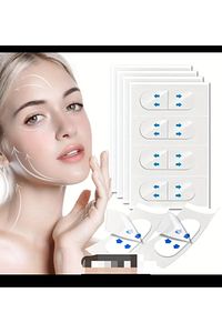 Yuz germe bandi görünmez lifting bant 10lu ürün fotoğrafı