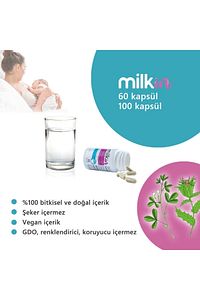 100 Bitkisel Kapsül - Anne Sütü Arttırıcı Gıda Takviyesi ürün fotoğrafı