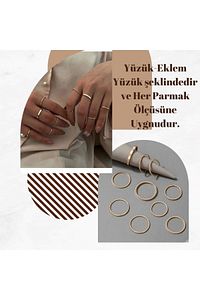 10'lu Yüzük Set Altın Rengi 0039 ürün fotoğrafı