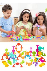 Vakum Molekül 25 Parça Yapı Taşları Fidget Duyusal Popit Eğitici Oyuncak ürün fotoğrafı