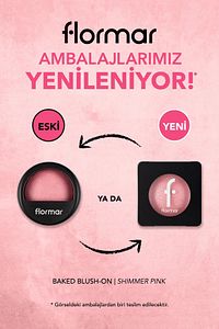 Yoğun Pigmentli Işıltılı Allık (Pembe) - Baked Blush-On - 040 - 8690604133406 ürün fotoğrafı