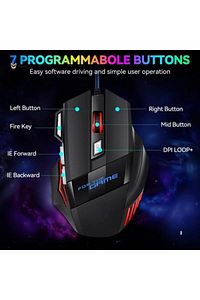 Profesyonel Işıklı Gamer Oyuncu Mouse Mousepad Kaymaz Hassasiyet Kontrollü Gaming Pro ürün fotoğrafı