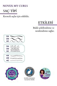 My Curls - Kıvırcık Saçlar Için Bukle Belirginleştirici Durulanmayan Saç Bakım Kremi 500g ürün fotoğrafı