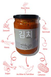 Kimchi Kore Turşusu 580cc ürün fotoğrafı