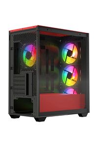 Blaze Mesh Siyah Temperli Camlı 4*12cm Argb Fan Mid-t Gaming Oyuncu Kasası ürün fotoğrafı