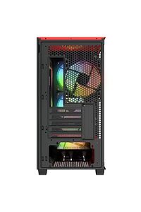 Blaze Mesh Siyah Temperli Camlı 4*12cm Argb Fan Mid-t Gaming Oyuncu Kasası ürün fotoğrafı
