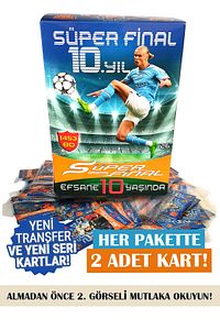 2023 Orijinal All Star Futbolcu Kartı 70 Adet (35 PAKET,HER PAKETTE 2 ADET OYUN KARTI) ürün fotoğrafı
