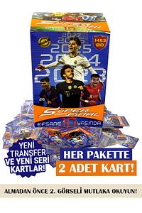 All Star 10. Yıl 2023 Süper Final Orjinal 400lü Futbol Oyuncu Kartları - 2likartx200paket=400 ürün fotoğrafı