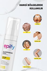 Epify Cilt Beyazlatıcı Peeling Etkili Glutatyon Shot ürün fotoğrafı