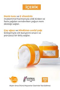 Body Scrub Besleyici Arındırıcı Nemlendirici Vücut Peelingi 300 gr ürün fotoğrafı