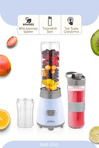 SHB-3150 Smoothie Blender Seti Mavi ürün fotoğrafı