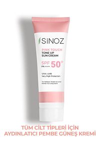 Pink Touch SPF50+ Cilt Aydınlatıcı Pembe Yüz Güneş Kremi 50ml-Tüm Ciltler İçin-PA++++ ürün fotoğrafı