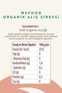 Organik Alıç Sirkesi 500 ml ürün fotoğrafı