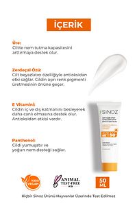 Spf 50 Leke Karşıtı Yüksek Koruyucu Yüz Güneş Kremi 50 ml Normal Ve Kuru Ciltler Için ürün fotoğrafı