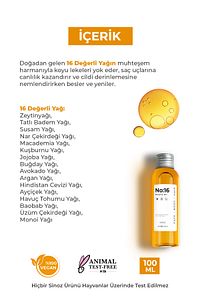 No:16 Nemlendirici Besleyici Yenileyici Işıltı Verici Mucizevi Onarıcı Bakım Yağı 100 ml ürün fotoğrafı