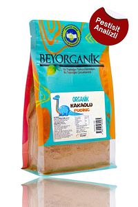 Organik Kakaolu Bebek Pudingi 200gr (PESTİSİT VE AFLATOKSİN ANALİZLİ) (şeker ilavesiz) ürün fotoğrafı