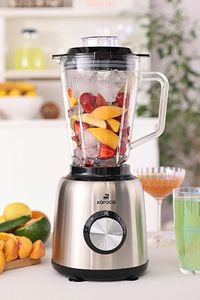 Inox 1.5 Lt Cam Hazneli Smoothie Blender ürün fotoğrafı