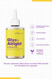 Glyc Alrıght – Gözenek Sıkılaştırıcı Leke Karşıtı Tonik | Arındırıcı Vegan Tonik (200 ML) ürün fotoğrafı