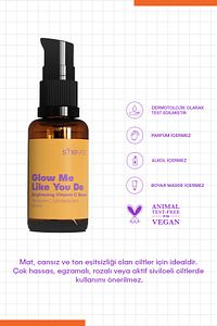 GLOW ME LIKE YOU DO - Aydınlatıcı ve Cilt Tonu Eşitleyici Leke Karşıtı C Vitamini Serum 30ml ürün fotoğrafı