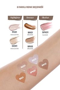 Kolay Uygulanılabilen, Kalıcı, Doğal Görünüm Sunan Likit Bronzer Juicy-pang Water Bronzer (BR01) ürün fotoğrafı